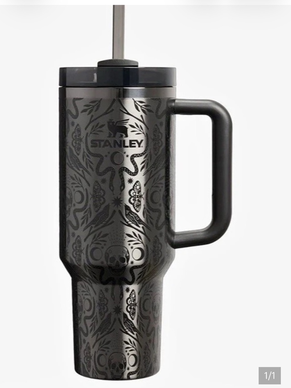 Stanley deadly damask 40 oz tumbler cup quencher new in box Halloween